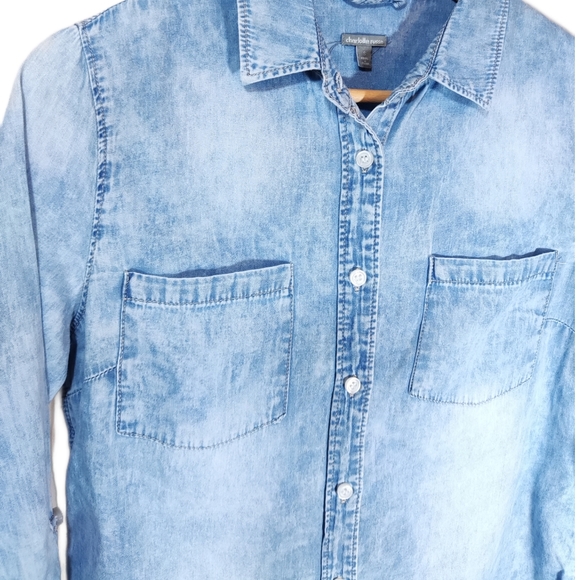 Charlotte Russe Denim Top - Picture 3 of 5